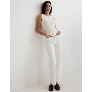 Madewell The‎ Perfect Vintage Wide Leg Jeans White Size 30